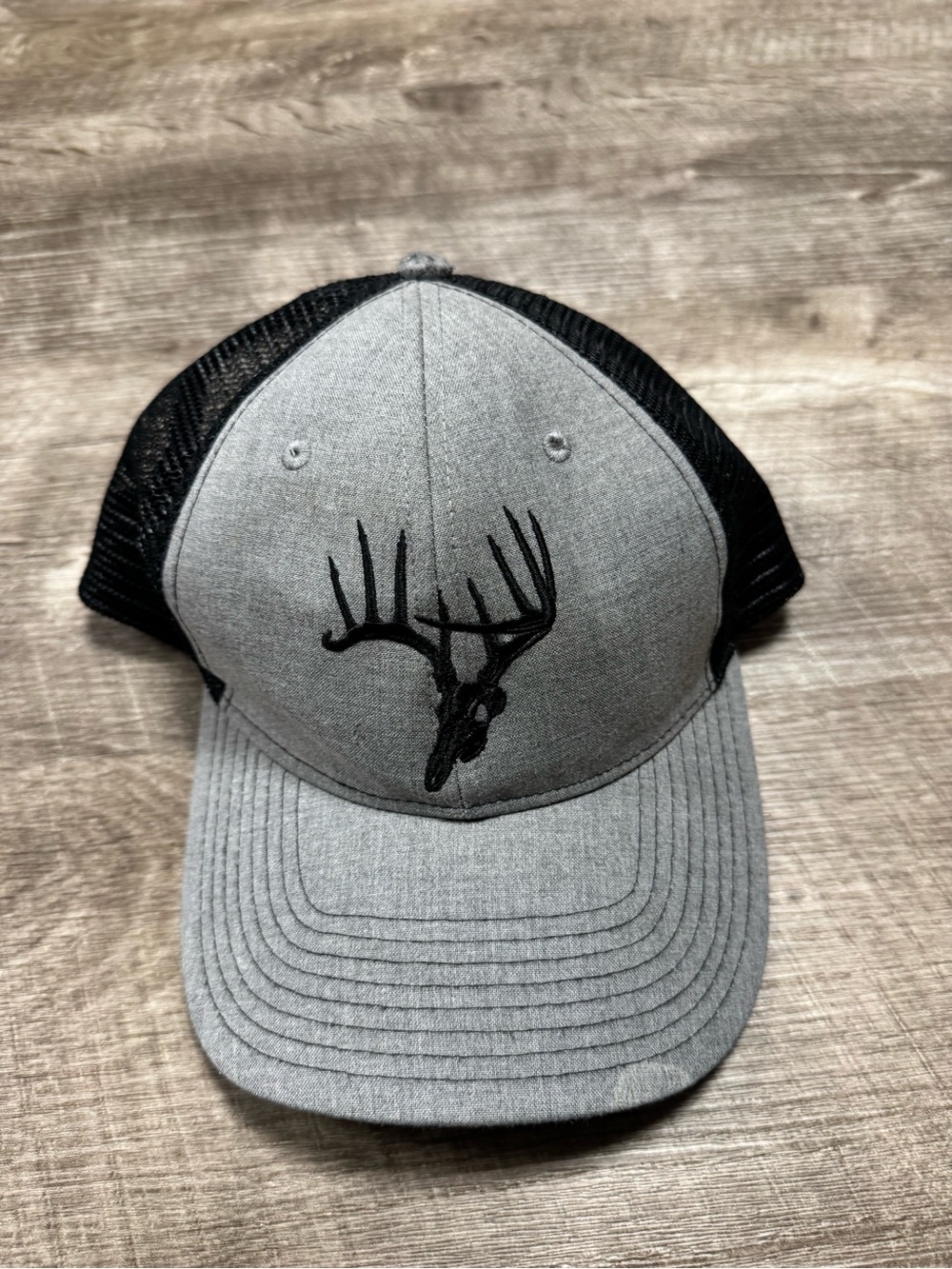 Fierce Headwear 901 Grey Buck Antlers Hat